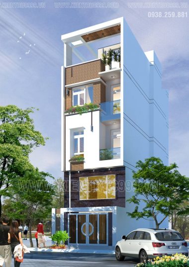Nhà phố mặt tiền 5m trệt lững 2 lầu sân thượng quận 1 - Sài Gòn